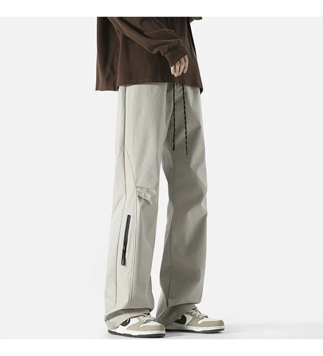 Men's Spring Euro - American Vibe Flared Cargo Pants Detail