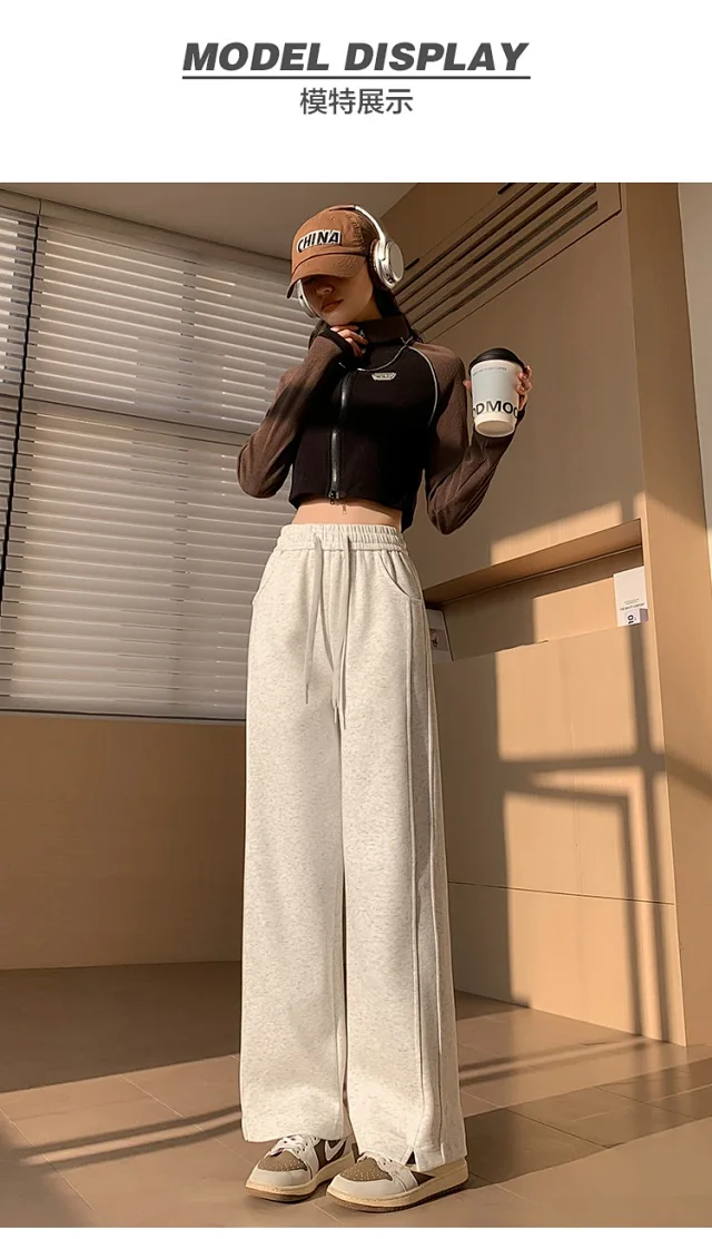 Banana Wide - leg Trousers for Women Detail