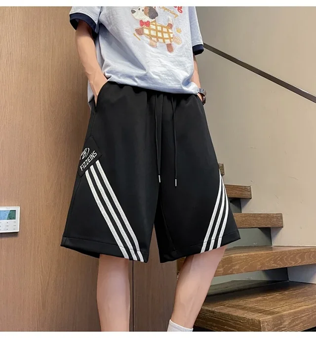 Men's Summer Loose Straight Shorts Detail