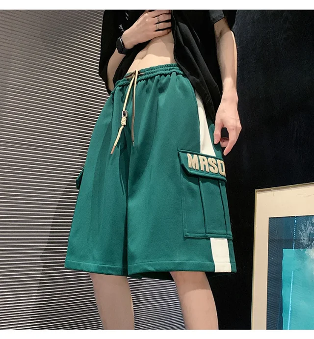 Men's Summer Retro Streetwear Shorts Detail