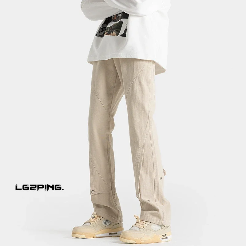 Men's Spring Euro - American Vibe Flared Cargo Pants