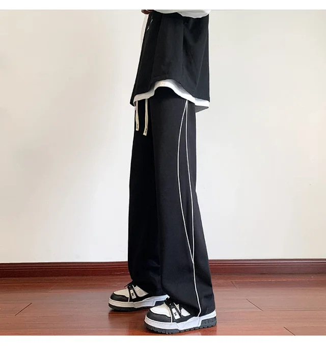 Men's Oversize Striped Pants (Spring) Detail