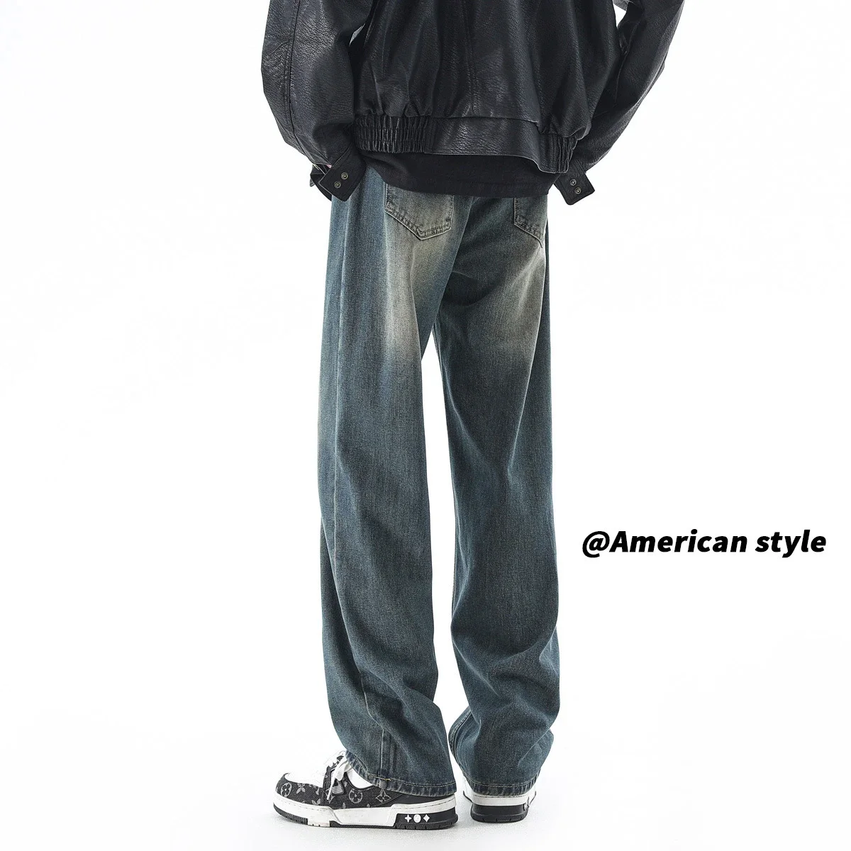 Men's Retro Spring Vibe Straight Cargo Jeans
