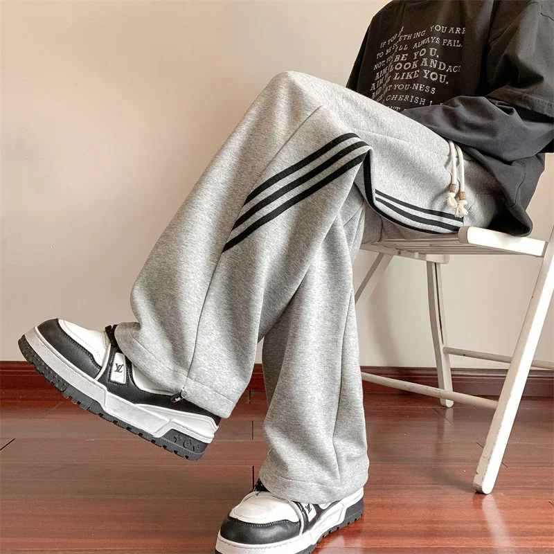 Japanese Oversize Cotton Stripe Pants