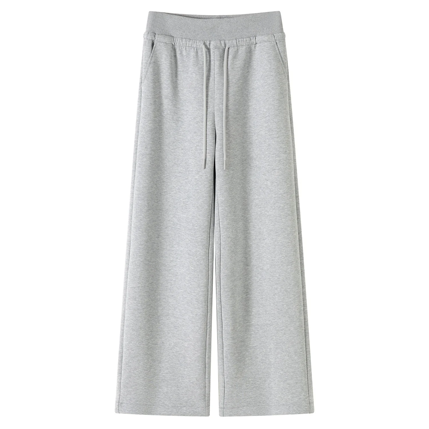 2025 Early Autumn Dopamine Yellow Flared Sweatpants for Women