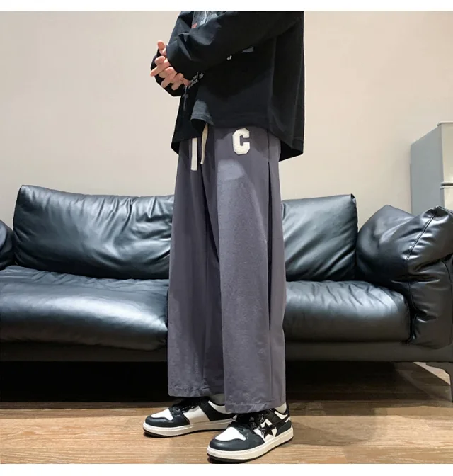 Japanese Oversize Pants for Men Detail