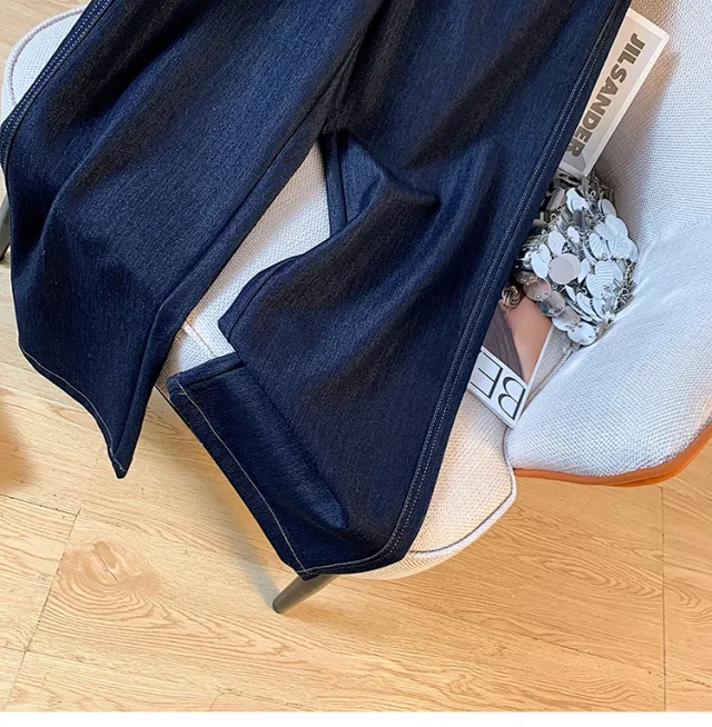 Autumn New Plus Size Lyocell Soft Jeans for Women Detail
