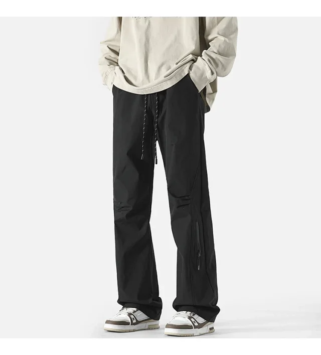 Men's Spring Euro - American Vibe Flared Cargo Pants Detail