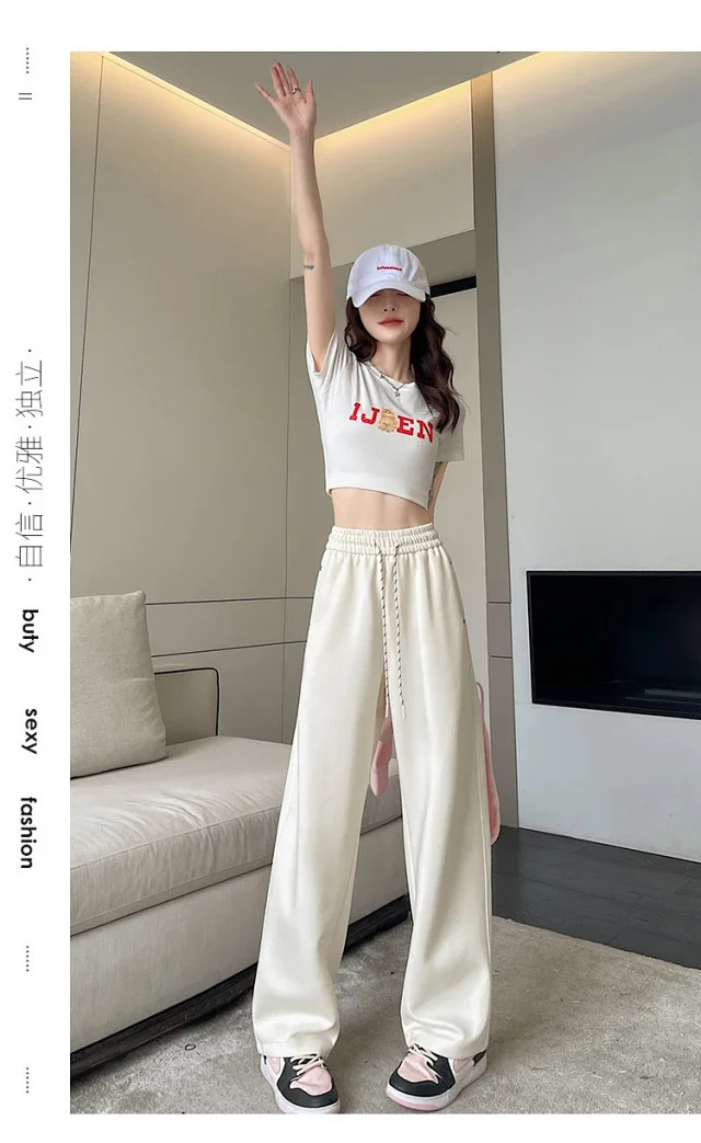 2025 Fall Wide-Leg Pants for Women Detail