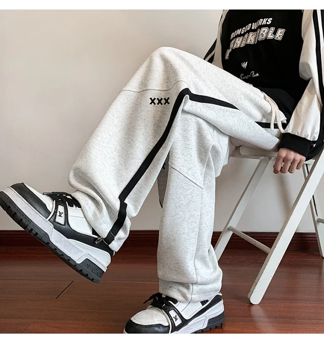 Oversize Striped Pants for Men Detail