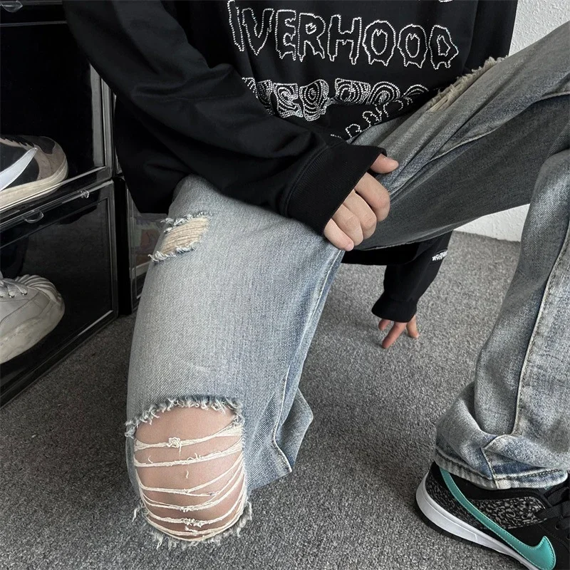 2025 Fall New Men's American Washed Jeans
