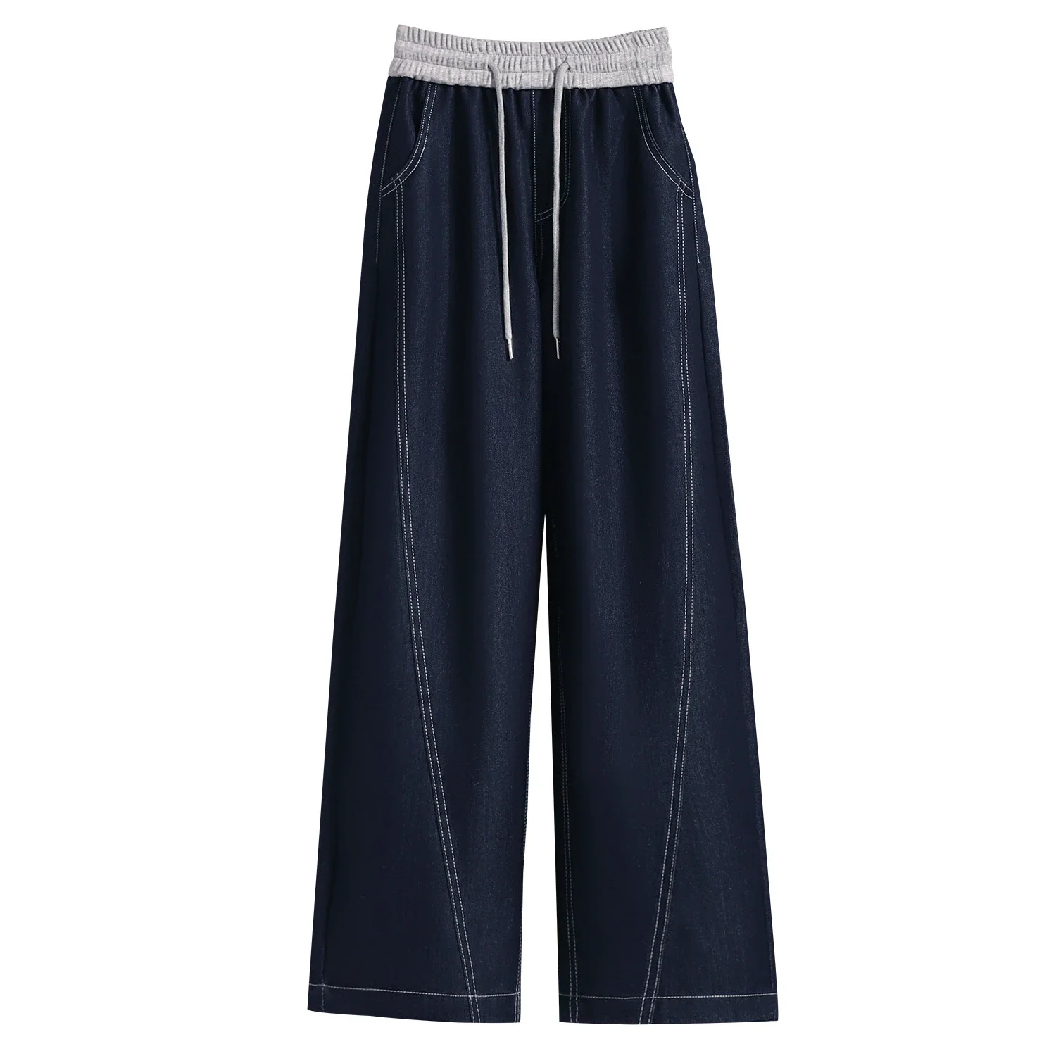 Tencel Lyocell Wide-Leg Jeans for Women