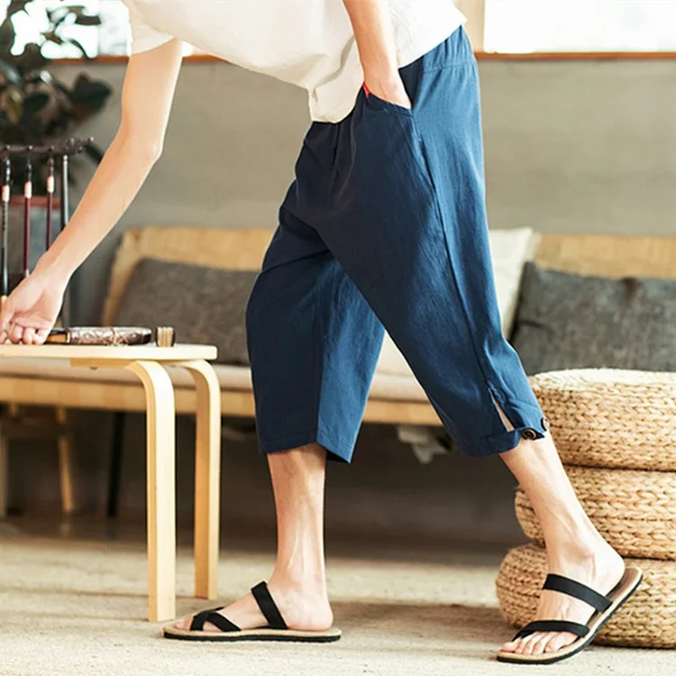 Men's Summer Linen Shorts