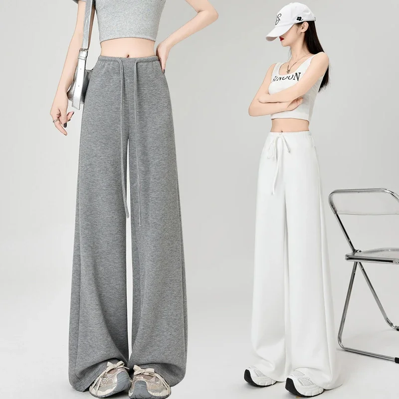 2025 Fall Women's Air Layer Wide - Leg Trousers