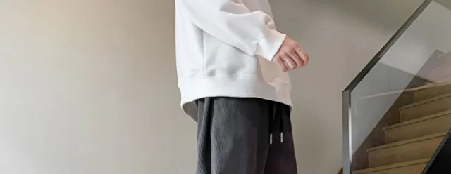 Men's Corduroy Joggers Winter Detail