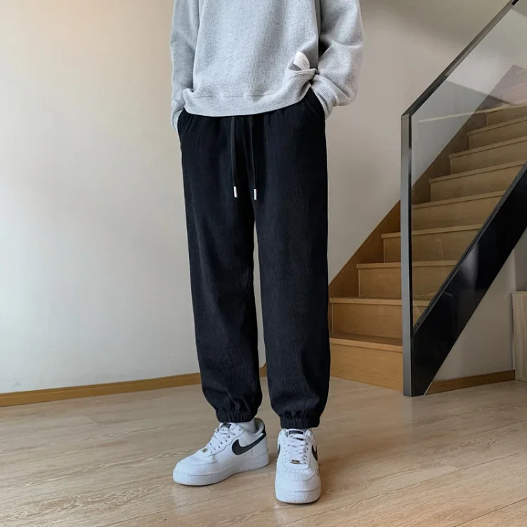Men's Corduroy Joggers Winter