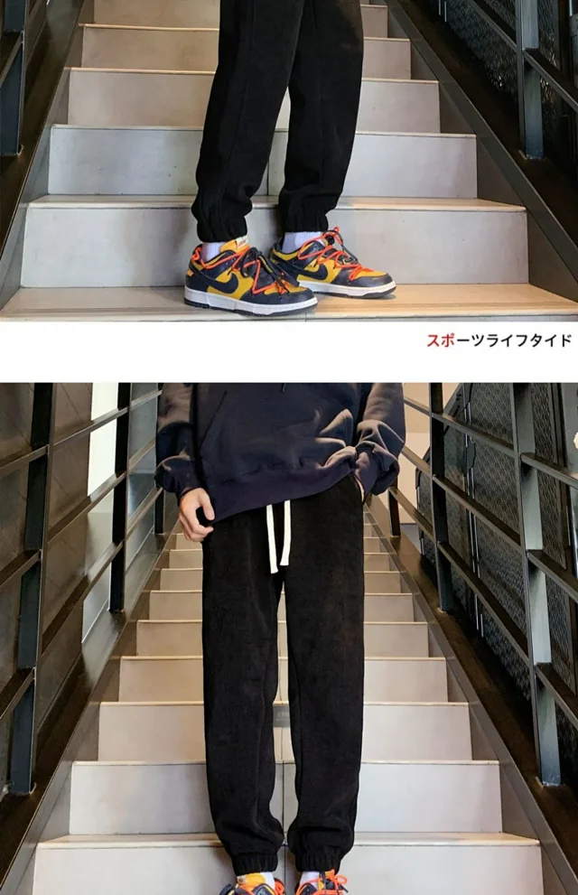 Classic Harlan Chenille Loose Sweatpants Detail