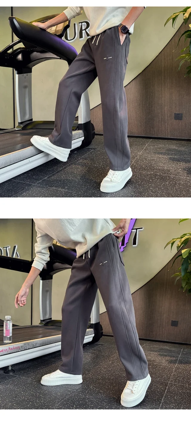 2025 Trendy Straight Sweatpants for Men Detail