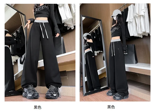 2025 Trendy Lightweight Pants - Fall New Color - Block Joggers for Women Detail