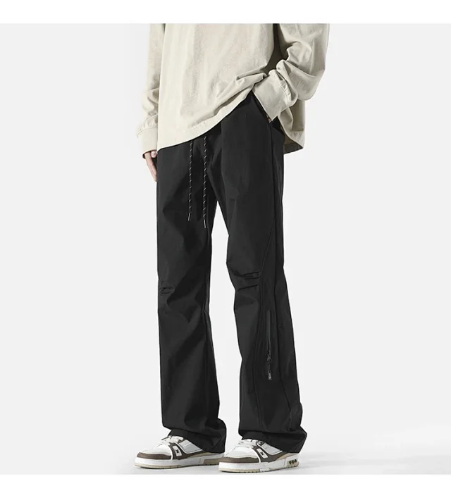 Men's Spring Euro - American Vibe Flared Cargo Pants Detail