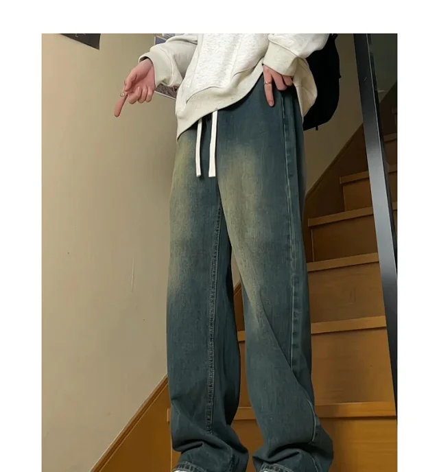 Vibe Retro Men's Spring Jeans Detail