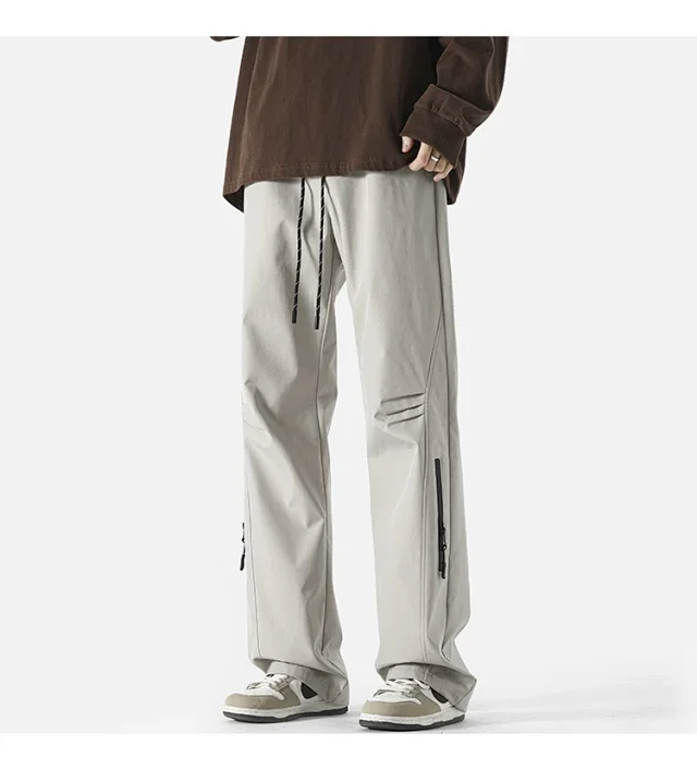 Men's Spring Euro - American Vibe Flared Cargo Pants Detail