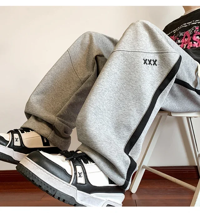 Oversize Striped Pants for Men Detail