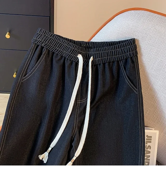 Autumn New Plus Size Lyocell Soft Jeans for Women Detail