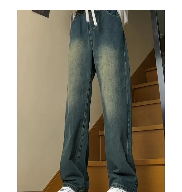Vibe Retro Men's Spring Jeans Detail