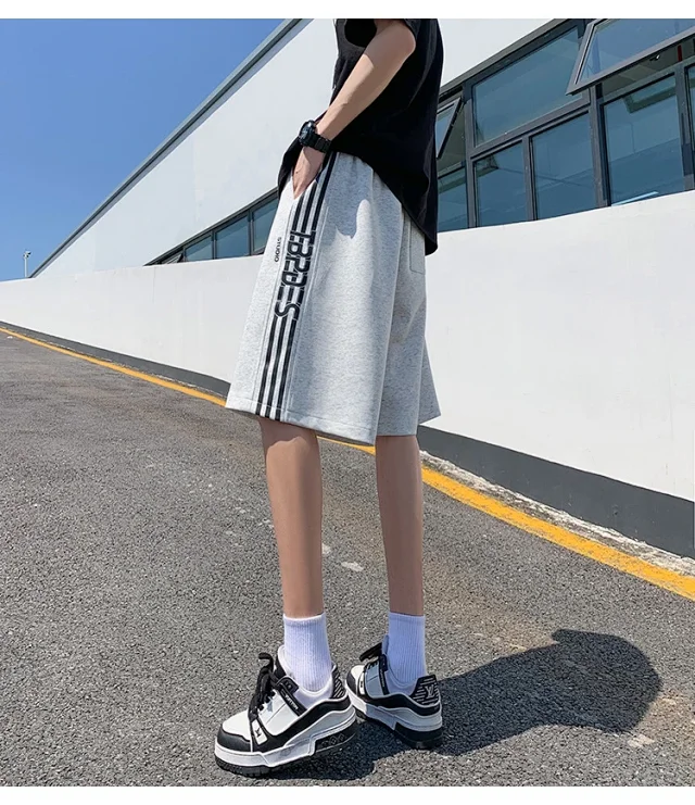 Summer Men's Oversize Sport Shorts Detail