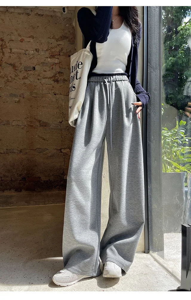 Women's Loose Wide-Leg Pants 2025 Detail