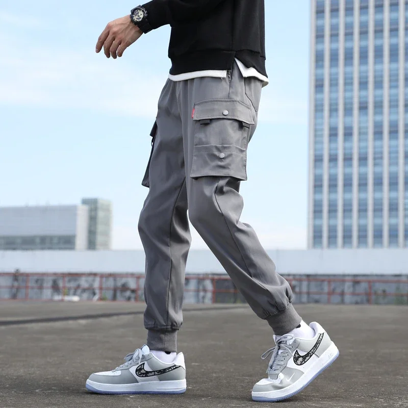 2025 Spring Men's Hong Kong-style Casual Pants