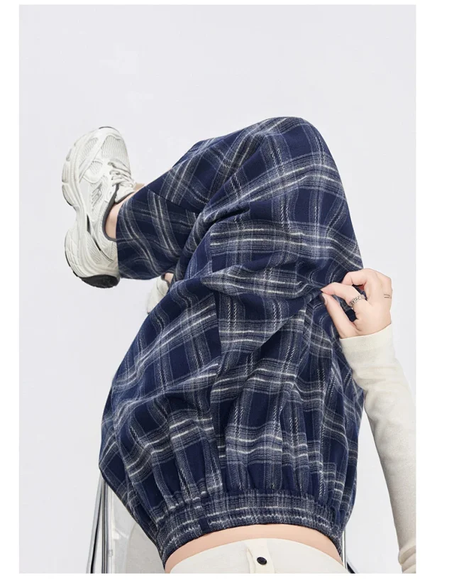 Plaid A-line Skirt for Women Autumn New Detail