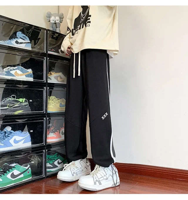 Oversize Striped Pants for Men Detail