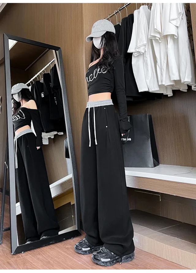 2025 Trendy Lightweight Pants - Fall New Color - Block Joggers for Women Detail