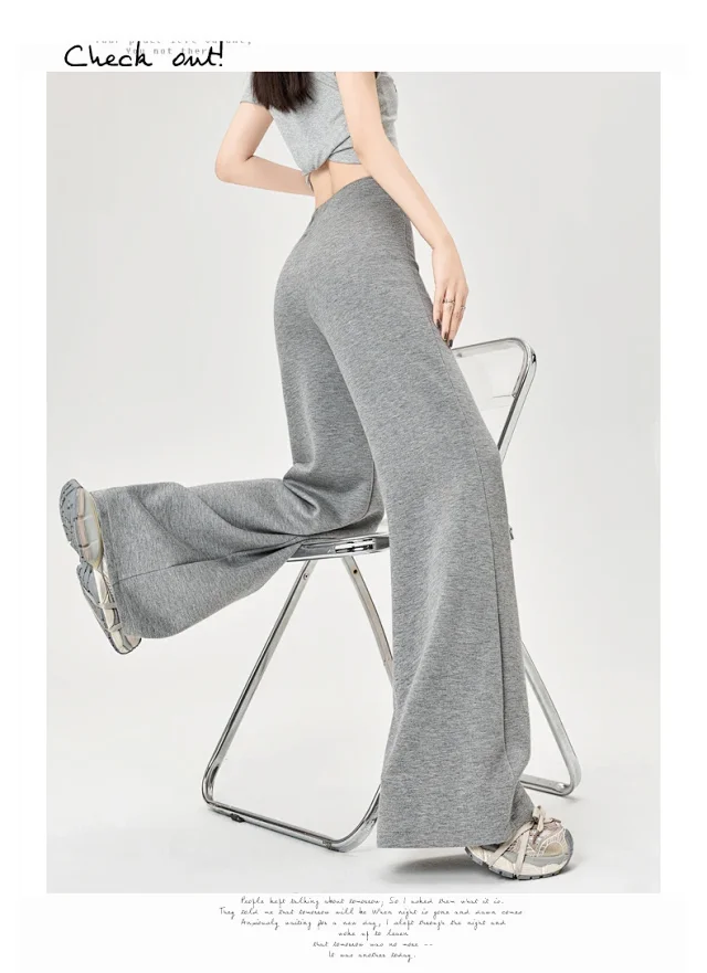 2025 Fall Women's Air Layer Wide - Leg Trousers Detail