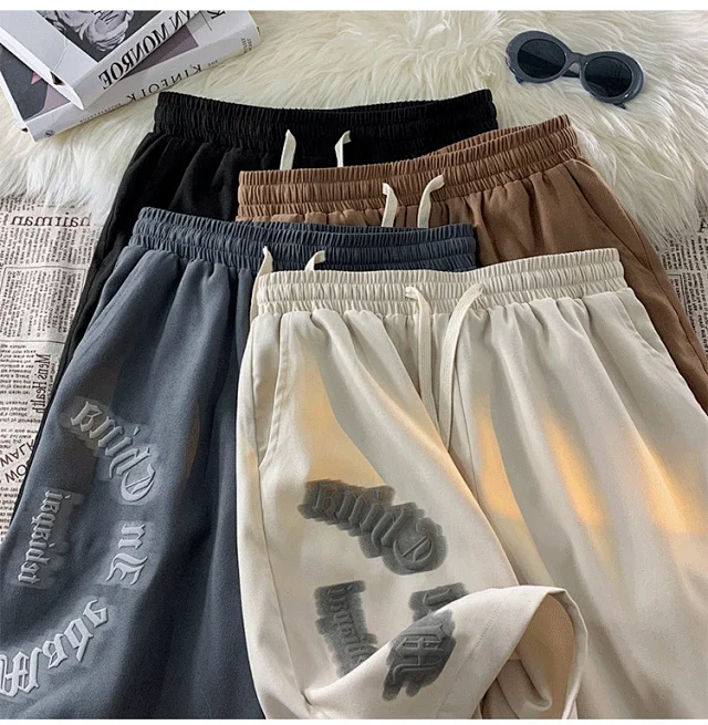 Men's Summer Loose Ice Silk Casual Shorts Detail