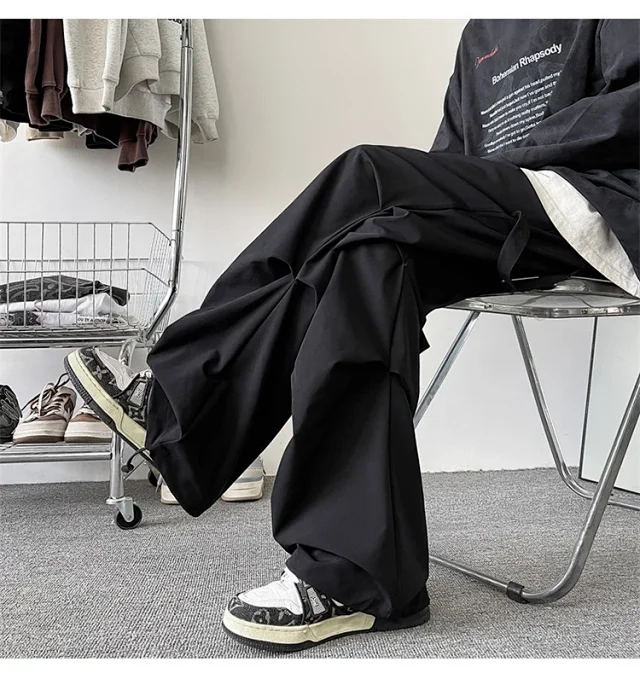 Hip-hop Spring Tech Pants Detail