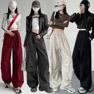 European Style Wide-Leg Sweatpants Detail