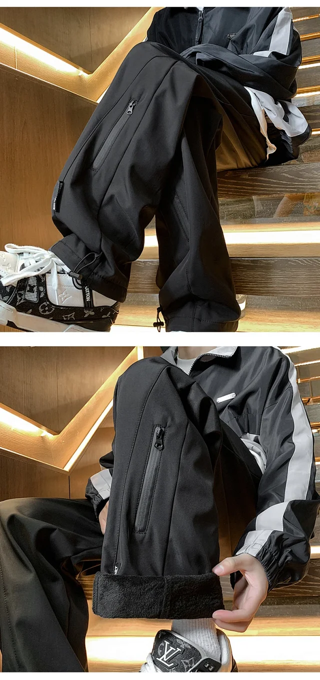 Men's Spring Hiphop Tactical Cargo Pants Detail