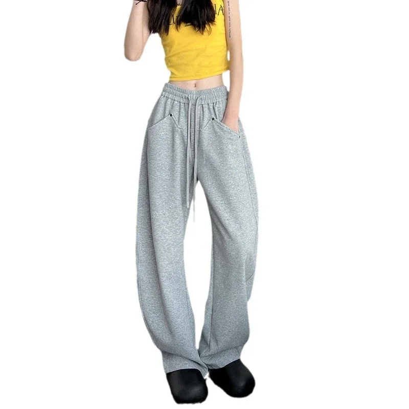 2025 New Fall Banana Pants for Petite Women - Cream High - Waist Wide - Leg