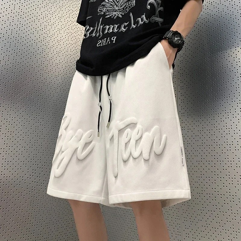 2025 Men's Foam Print American Shorts