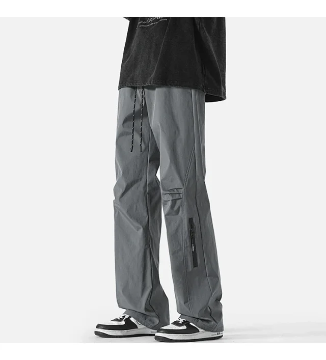 Men's Spring Euro - American Vibe Flared Cargo Pants Detail