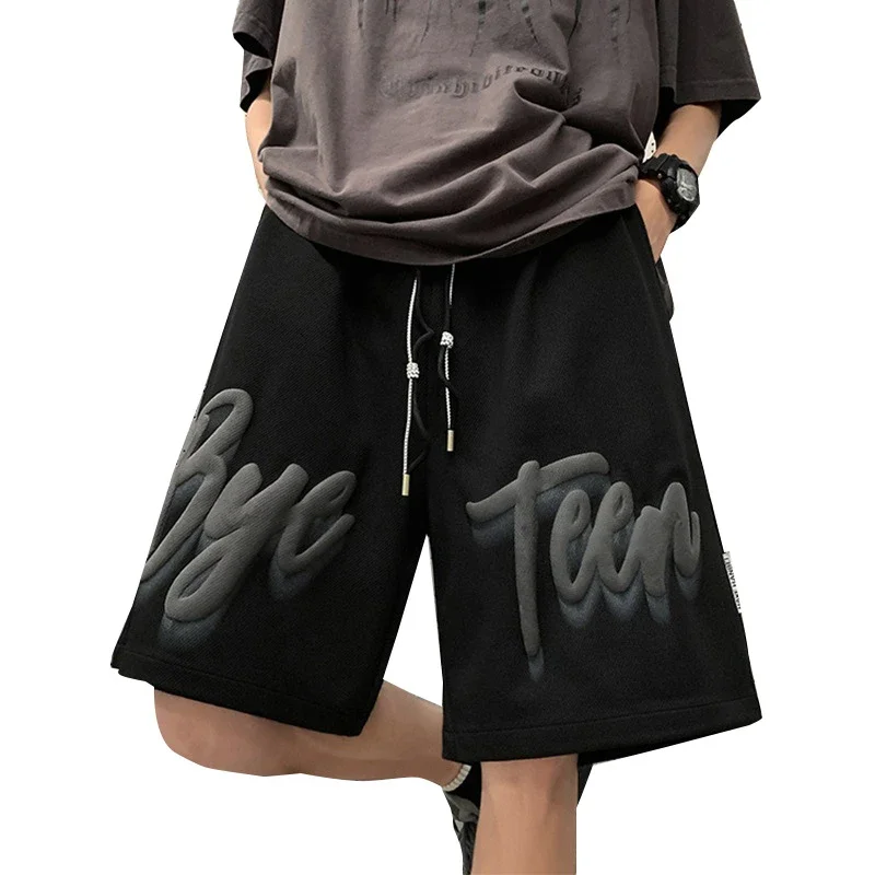 2025 Men's Foam Print American Shorts
