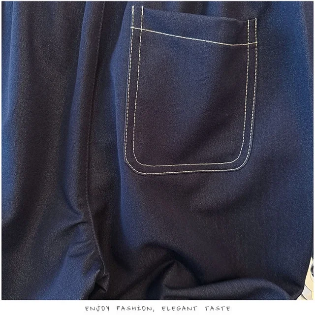 2025 Fall Women's High-End Curved Jeans Detail