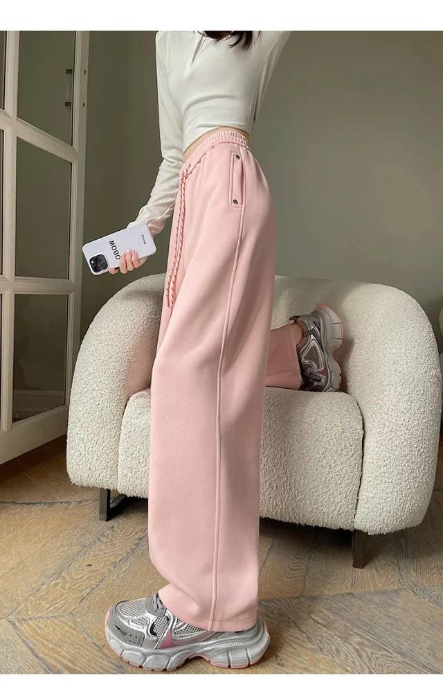 2025 Fall Wide-Leg Pants for Women Detail