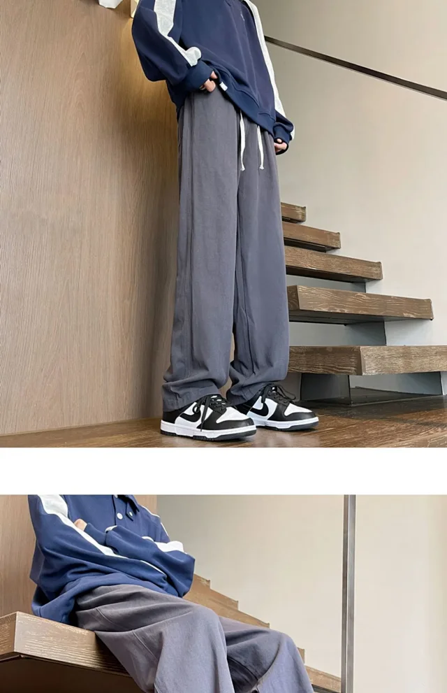 Men's Cotton Straight Cargo Pants Detail