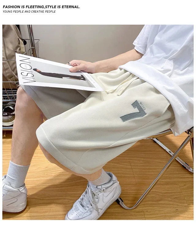 Men's Embroidered American Shorts (Summer Thin Style) Detail
