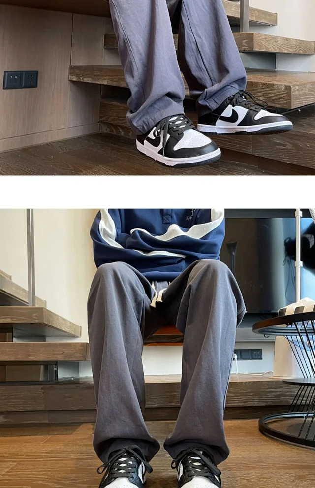 Men's Cotton Straight Cargo Pants Detail