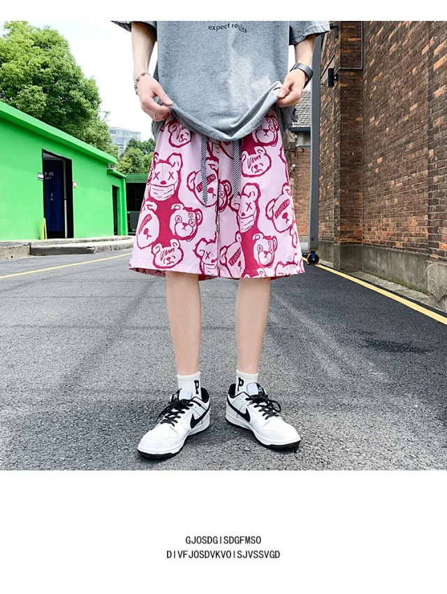 Men's Ice Silk Beach Shorts Detail
